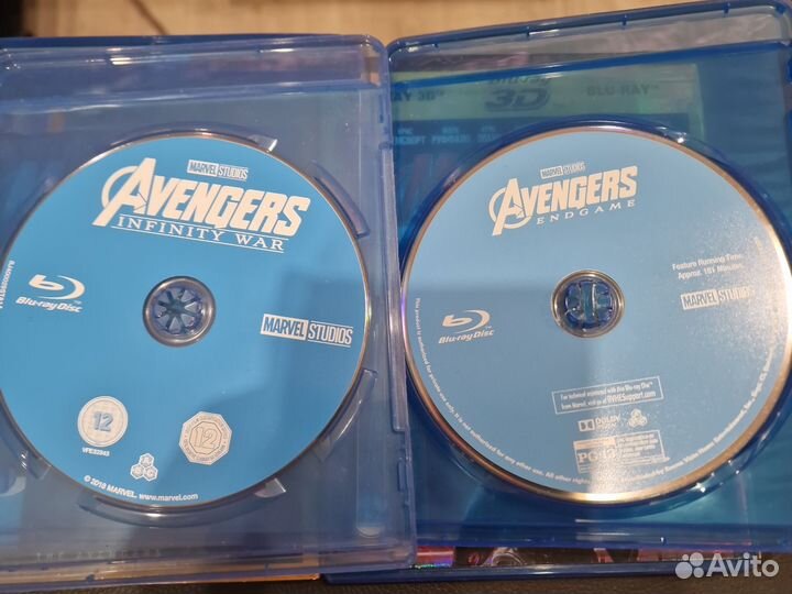 Серия Мстители Blu ray диски, лицензия