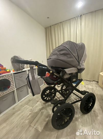 Коляска 3 в 1 bebe mobile gusto retro