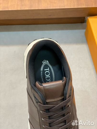 Кожаные кроссовки tods мужские