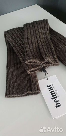 Новые шерстяные женские гетры цвет хаки