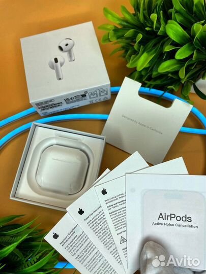 Наушники apple Airpods 4 без шумоподавления