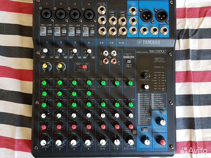 Микшерный пульт yamaha mg10xu