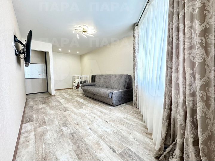 1-к. квартира, 40 м², 8/17 эт.