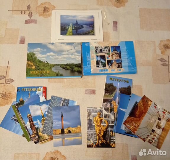 Открытки СССР комплекты по городам