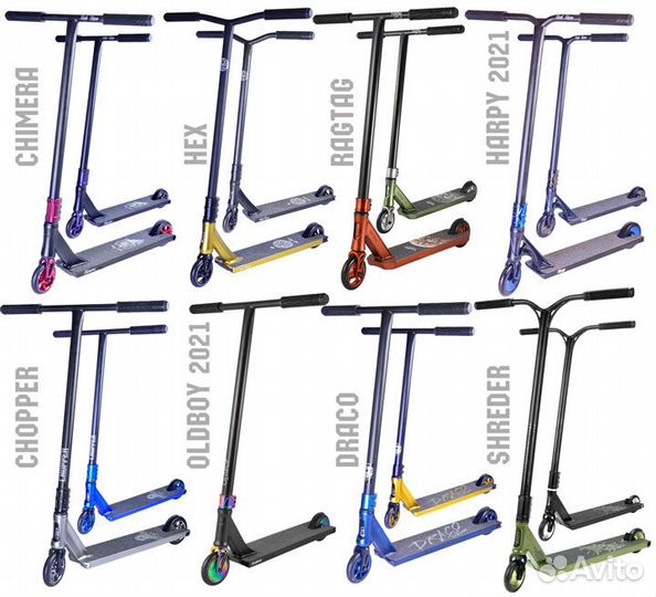 Трюковый самокат Comrade sport