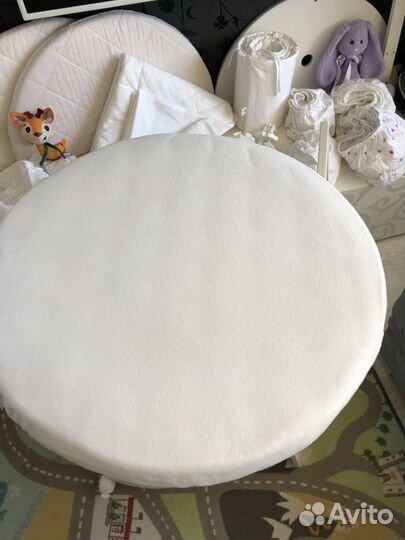 Практически новый круглый матрас ComfortBaby