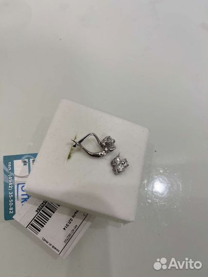 Серебряные серьги