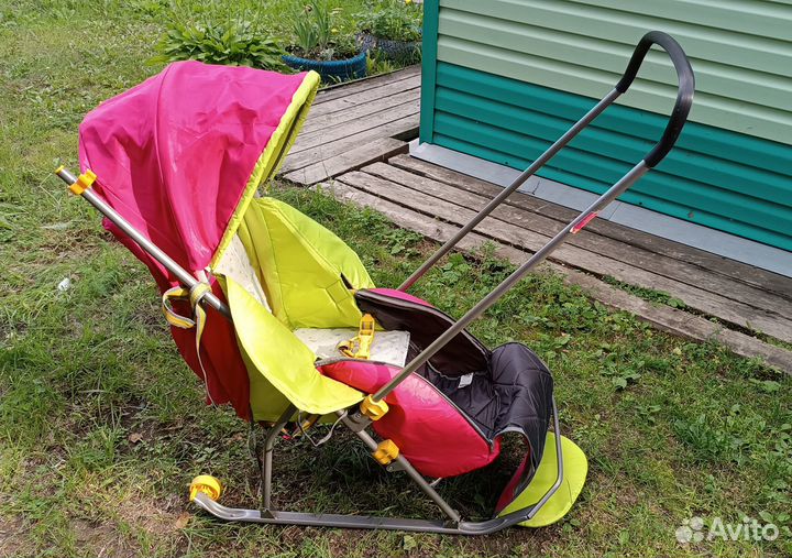 Санки детские с колесиками Nika Kids (складные)