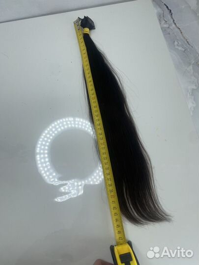 Волосы для наращивания натуральные на капсулах