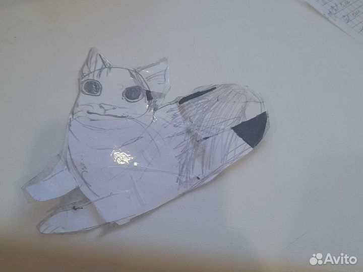 Продам кота Белуга из бумаги