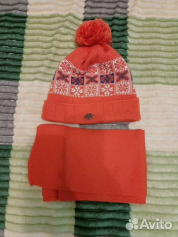 Комплект шапка и шарф для мальчика