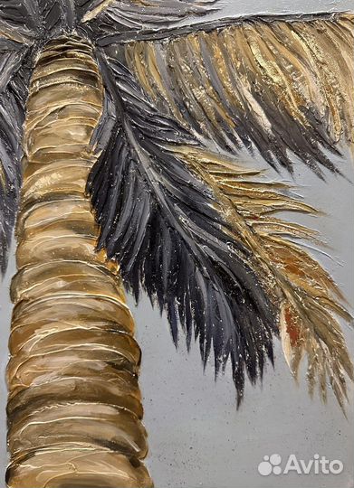 Картина интерьерная пальма