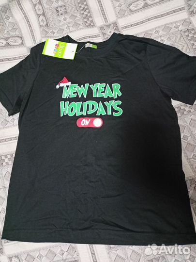 Джемпер, футболка и рубашка новогодние Новый год