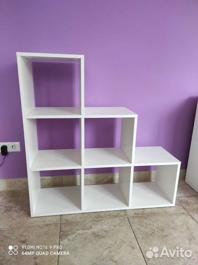 Стеллаж белый