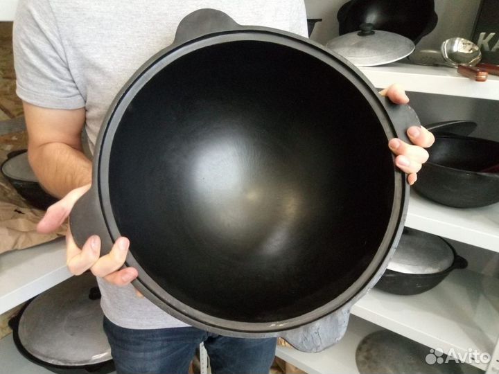 Чугунный казан узбекский