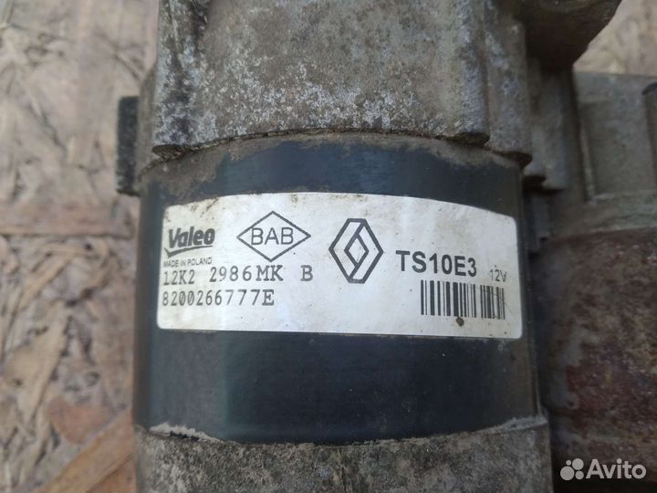 Renault fluence стартёр