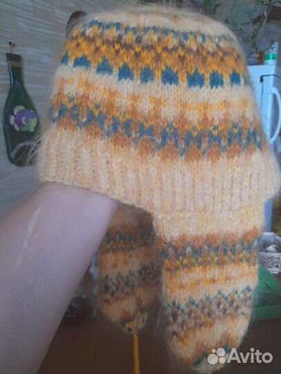 Вязаный комплект женский