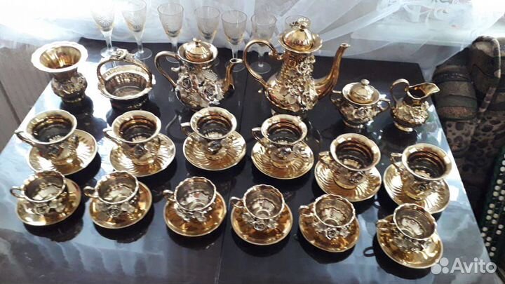 Сервиз чайный кофейный