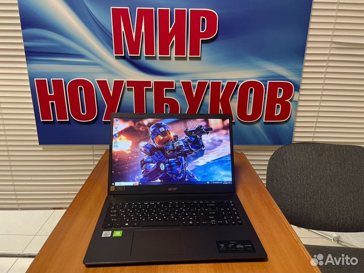 Игровой ноутбук Acer / как новый / Mx 330
