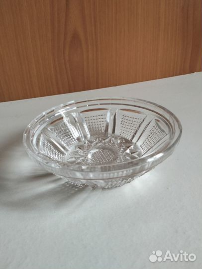 Вазочка конфетница салатник. Хрусталь СССР