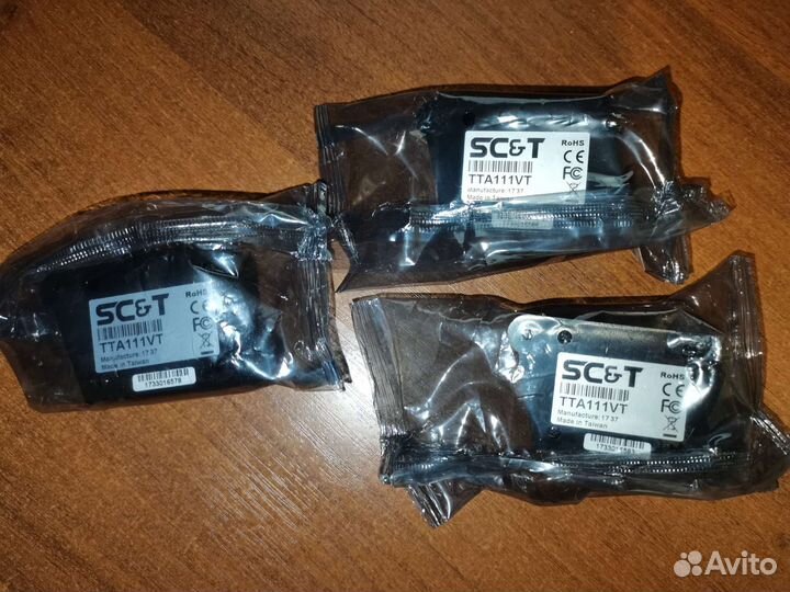 Приёмник видео сигнала по витой паре SC&T tta111vt