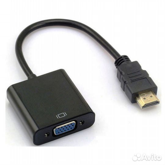 Конвертер-адаптер hdmi-VGA без звука