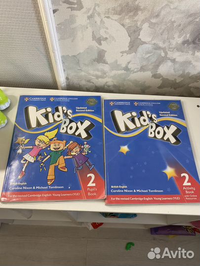 Тетрадь и учебник по английскому языку Kid's Box