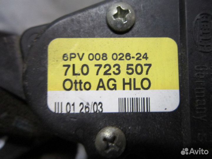 Педаль газа VW Touareg 2002-2010 (7L6723507)