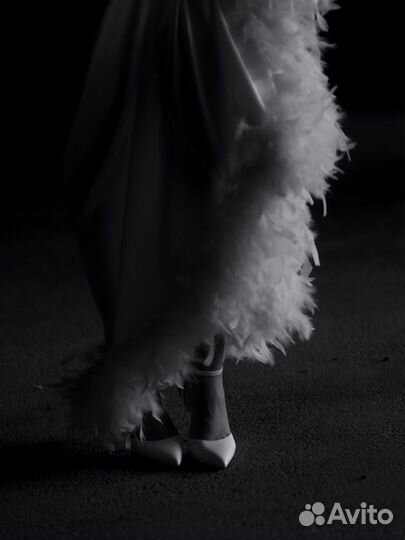 Халат с перьями