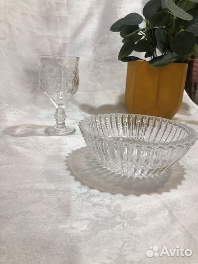 Тарелки хрусталь