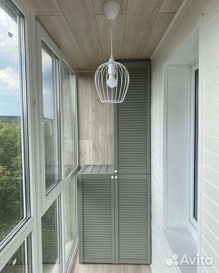 Отделка балкона