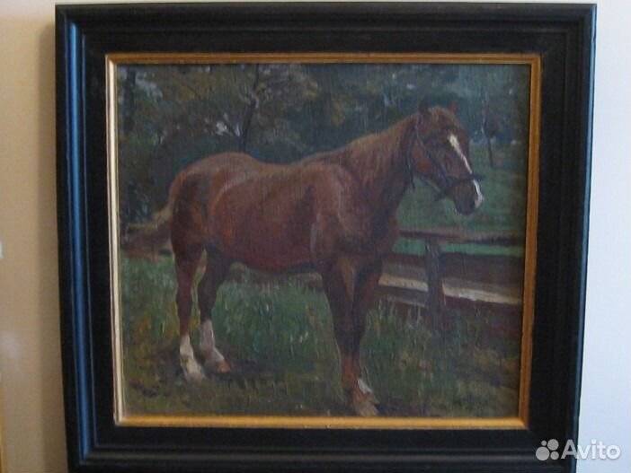 Картина Лошадь Otto Strutzel Германия