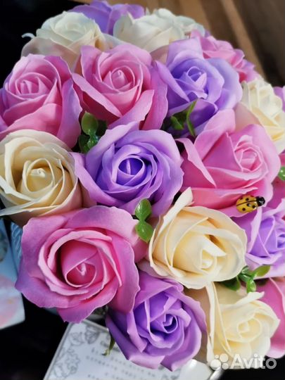 Розы из мыла 25 шт