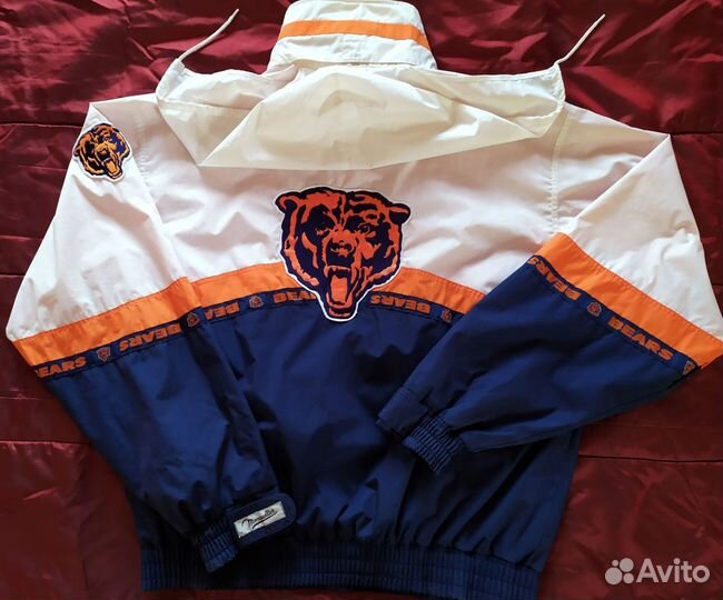 Ветровка Chicago Bears NFL сшаоригинал винтаж 90-х