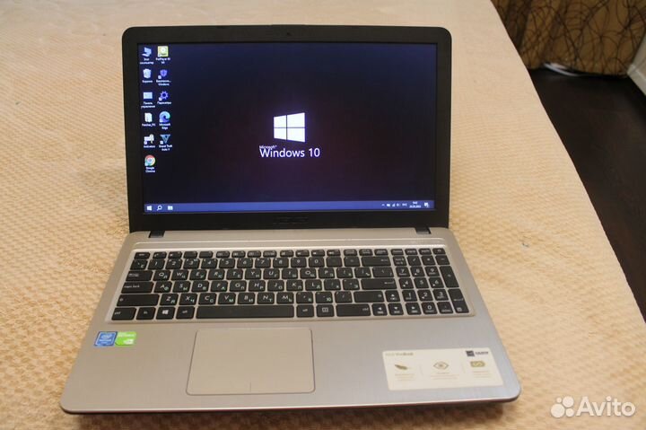 Ноутбук Asus R540NV 4 ядра + Geforce 920MX 2 гб