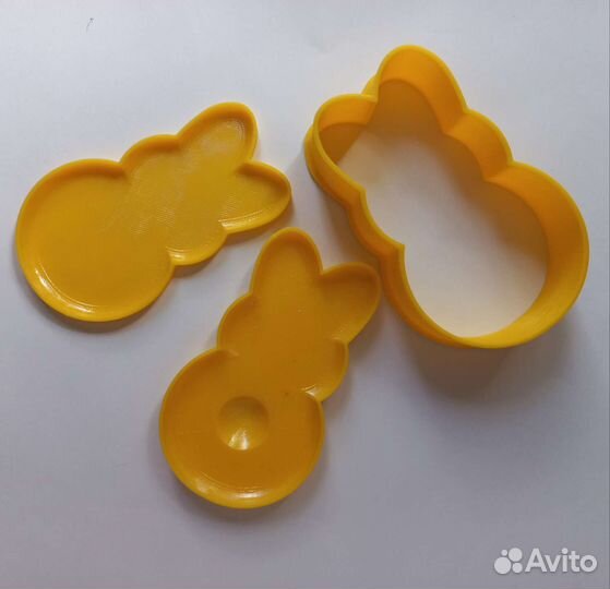 3d форма для бомбочек Зайка