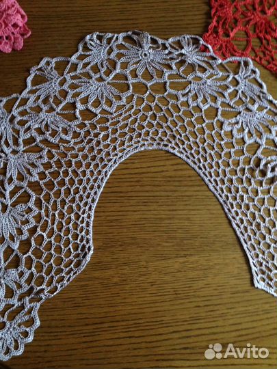 Салфетки.Воротник. Ручная работа,кружево