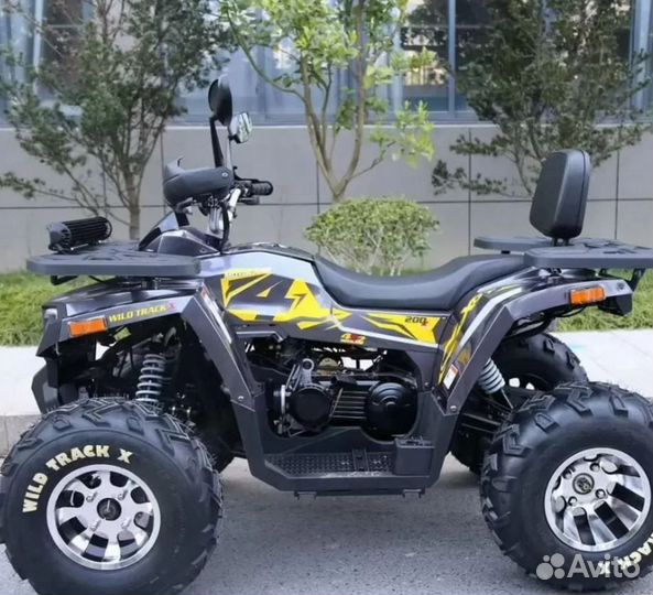 Квадроцикл Motoland Wild Track X 200 PRO черн-желт