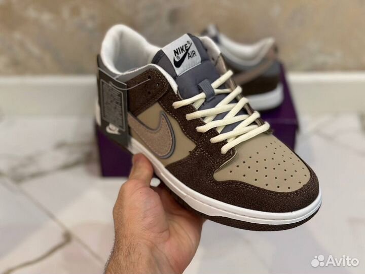 Кроссовки nike dunk low brown 36-41