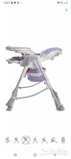 Стульчик для кормления babyton 2 в 1