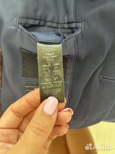 Школьный костюм Next 140 после химчистки