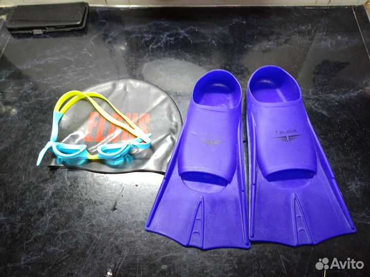 Ласты для плавания(36-38) Очки шапочка в подарок