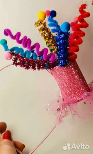 Ободок для костюма хлопушка конфетка ёлочка