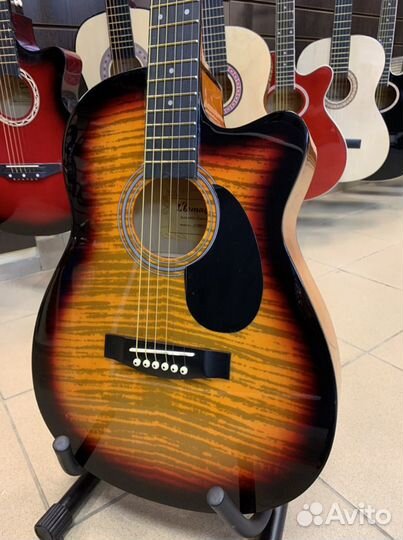 Фольковая гитара с вырезом homage LF-3800CT