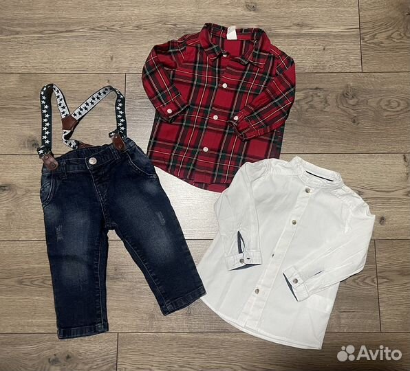 Рубашки H&M и джинсы