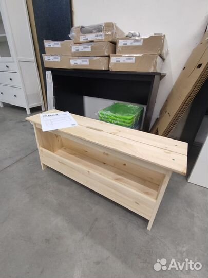 Новая скамья Пэрйохан из массива Икеа