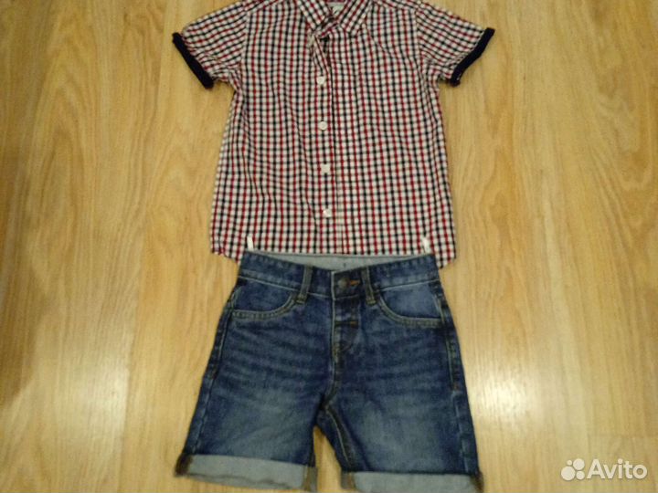 Шорты и рубашка на 4 года