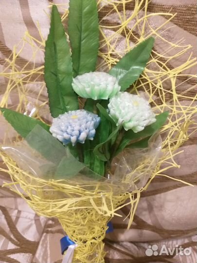 Букет цветов из мыла