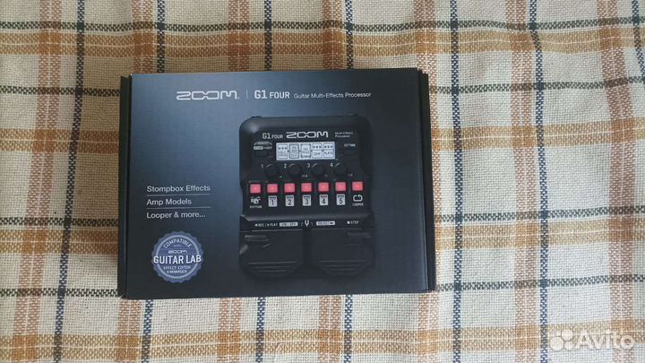 Гитарный процессор zoom g1 four