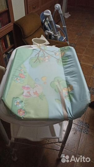 Ванночка с пеленальным столиком CAM